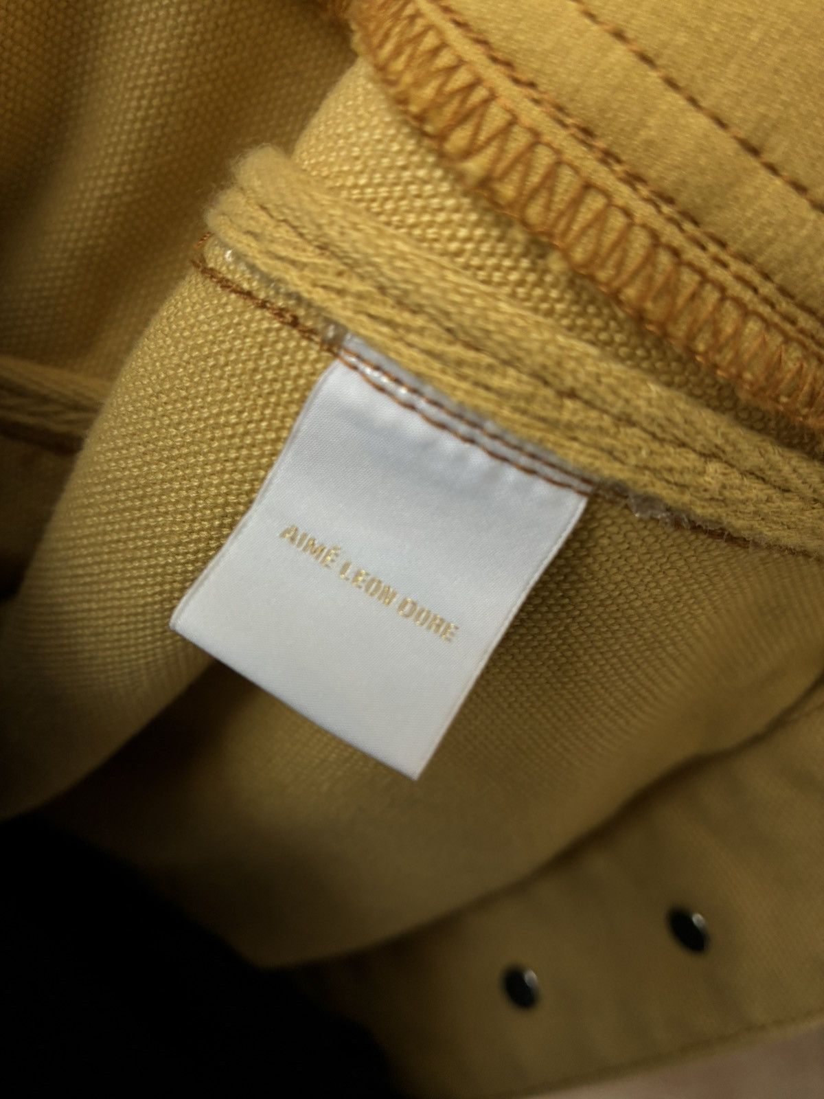 Aime Leon Dore AIMÉ LEON DORE TRAPUNTO CHORE JACKET IN RATTAN PALE YELLOW Size US M / EU 48-50 / 2 - 14 Thumbnail