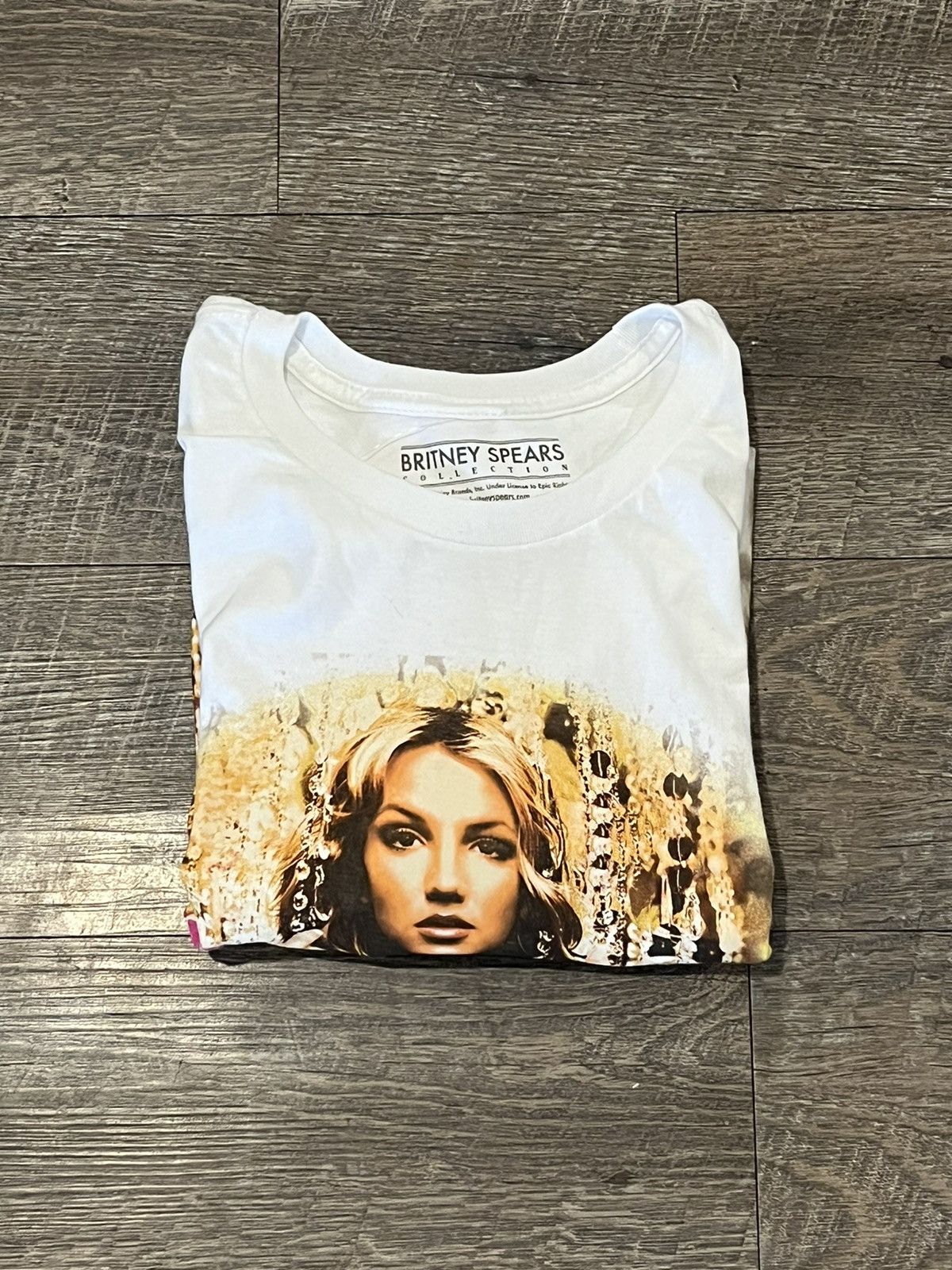 Band Tees × Vintage Britney Spears White Tee Shirt Size Large Size US L / EU 52-54 / 3 - 6 Thumbnail