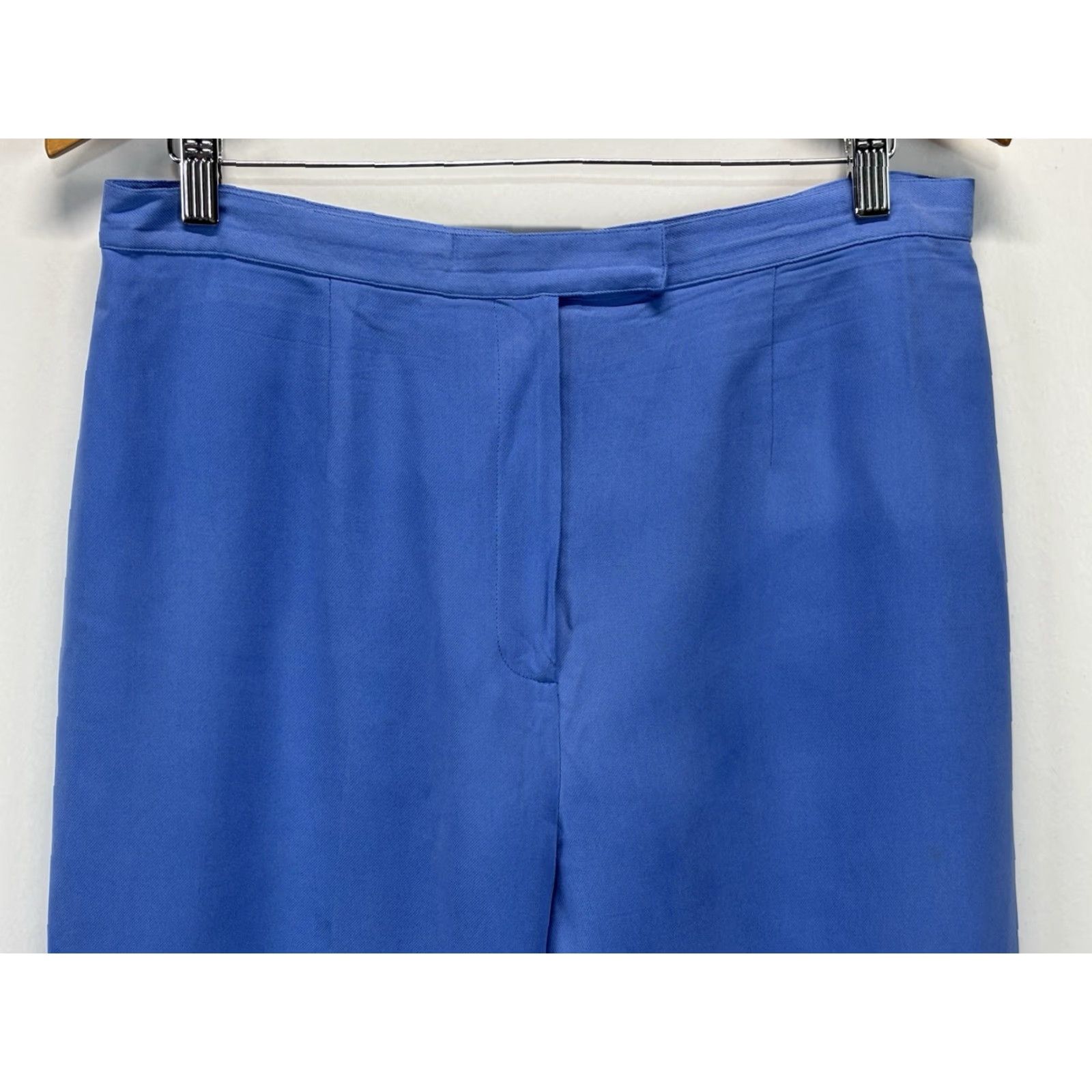 Ralph Lauren LAUREN RALPH LAUREN Silk Dress Pants Trousers Sz 16 Periwinkle Lined Womens Regular Business Size 38" / US 16 / IT 52 - 2 Thumbnail