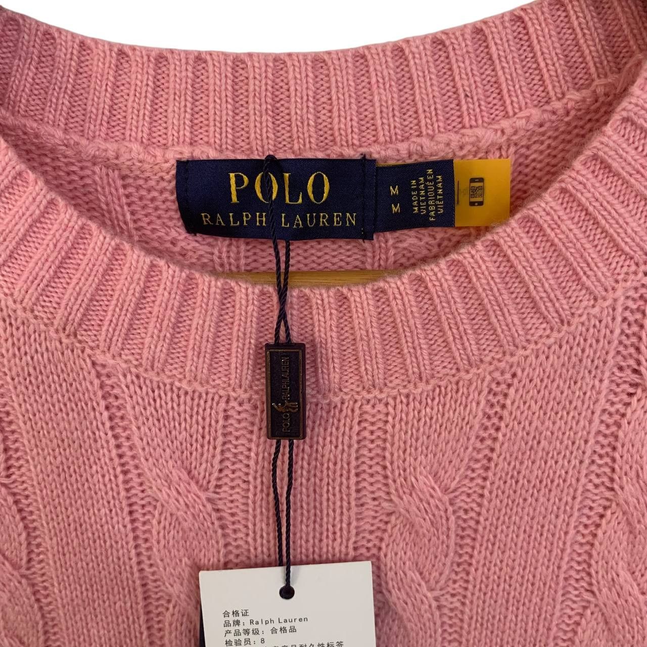 Polo Ralph Lauren Polo Ralph Lauren Knit Wear Sweatshirt Pink Size US M / EU 48-50 / 2 - 3 Thumbnail