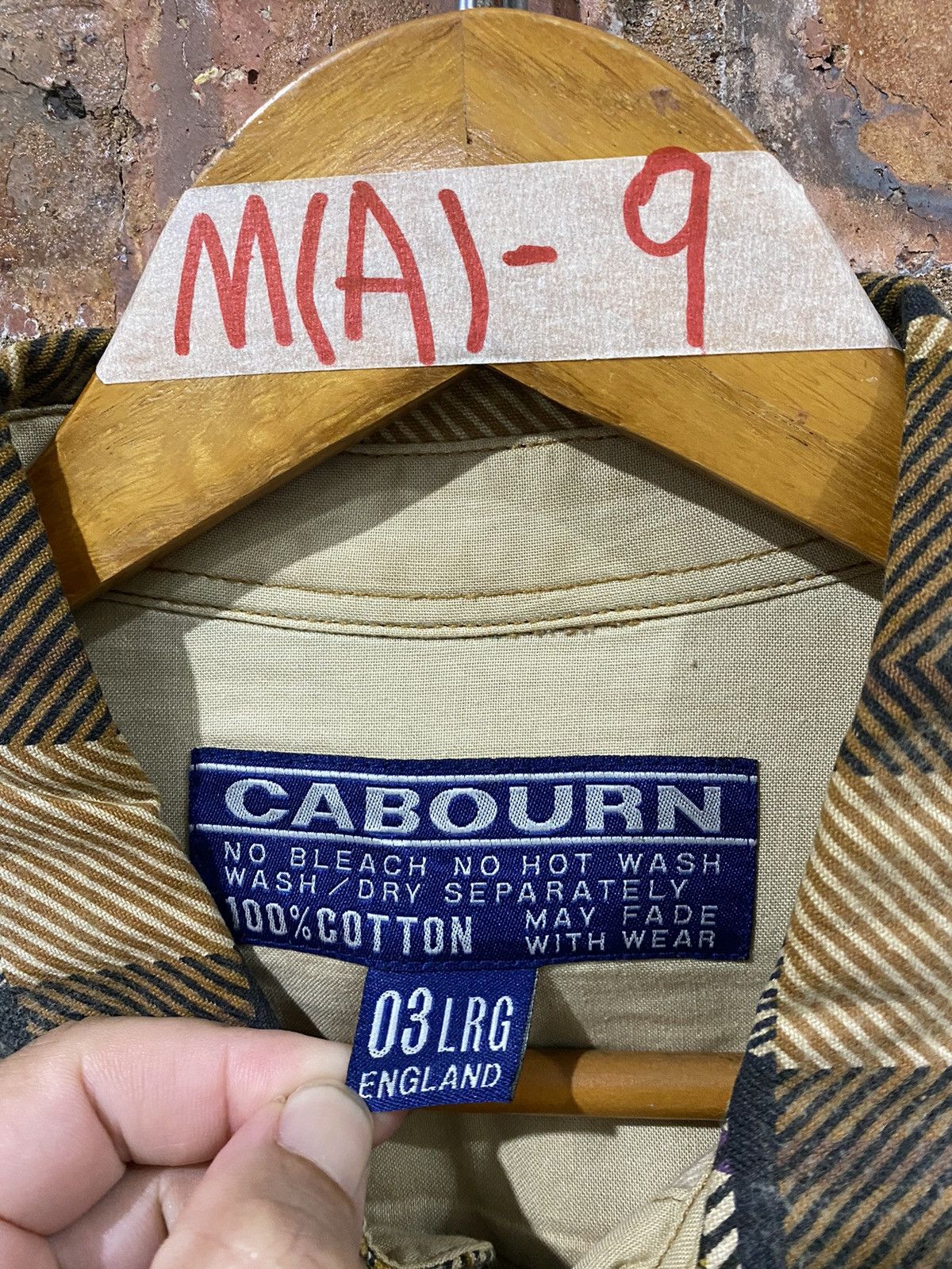Nigel Cabourn 1990s Check and rusty Jacket Size US L / EU 52-54 / 3 - 10 Thumbnail