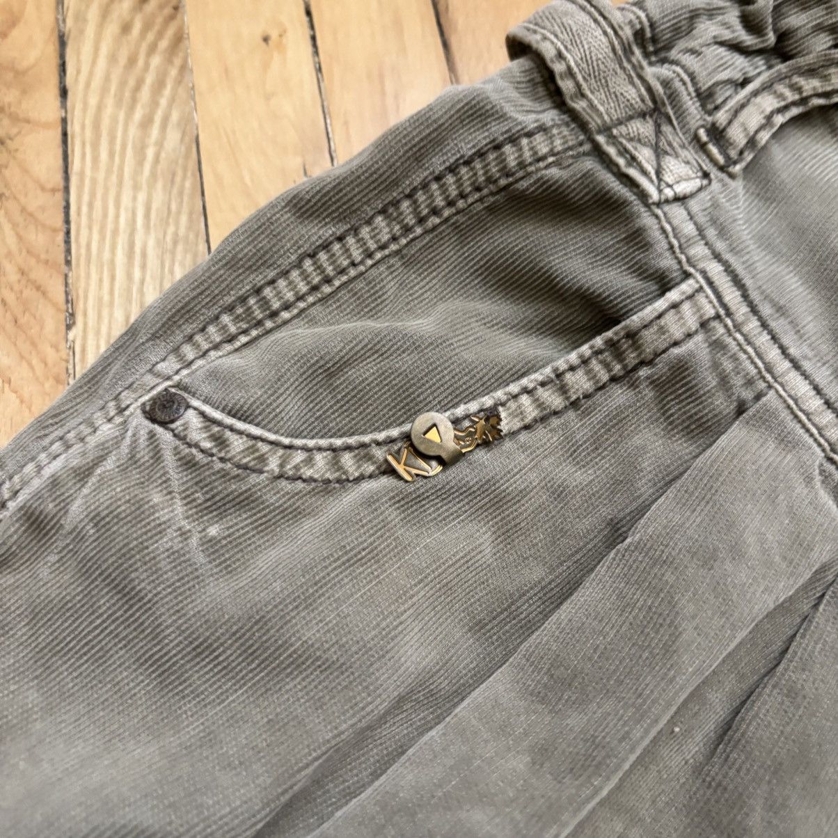 Hysteric Glamour Vintage Avant-Garde Japanese Style Cropped Pants Y2K Punk Size US 29 - 5 Thumbnail