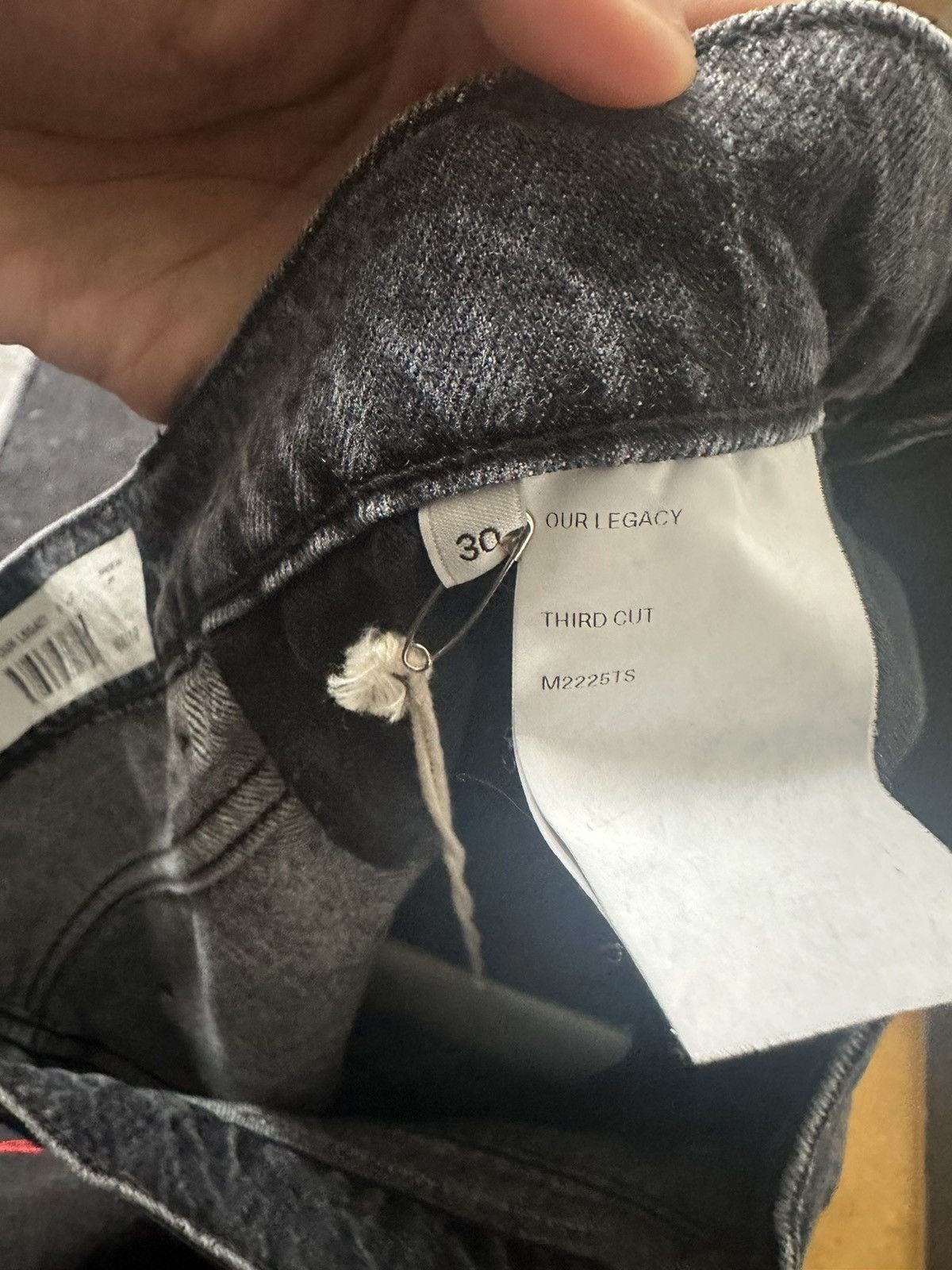 Our Legacy Our Legacy Butterfly Leather Knee Denim Size US 30 / EU 46 - 5 Thumbnail