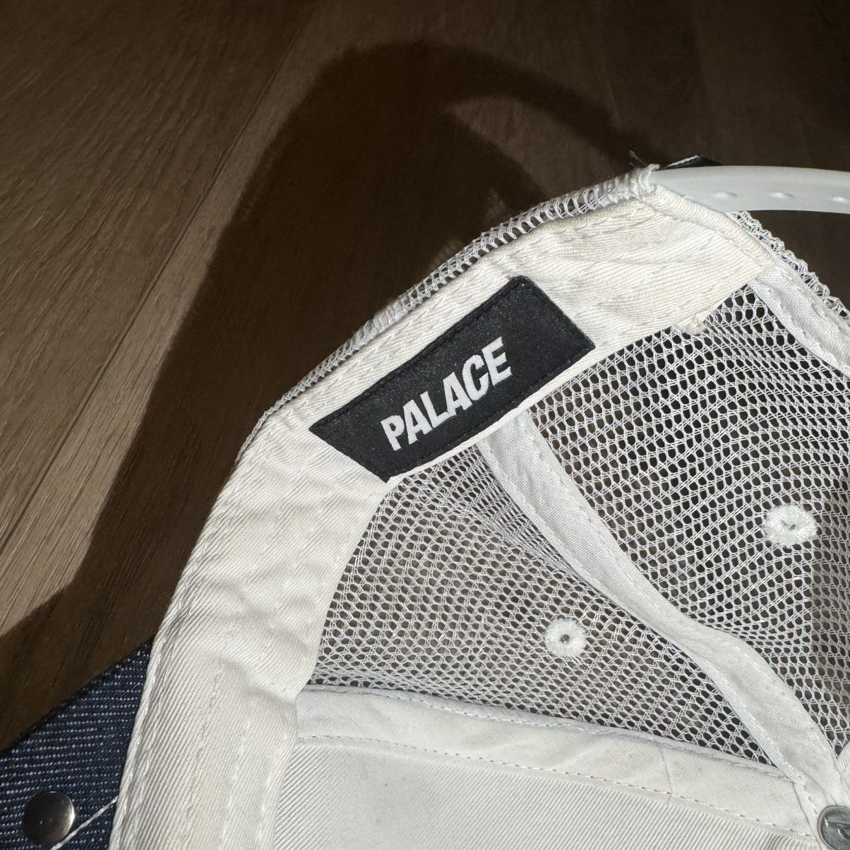 Palace studded denim hat