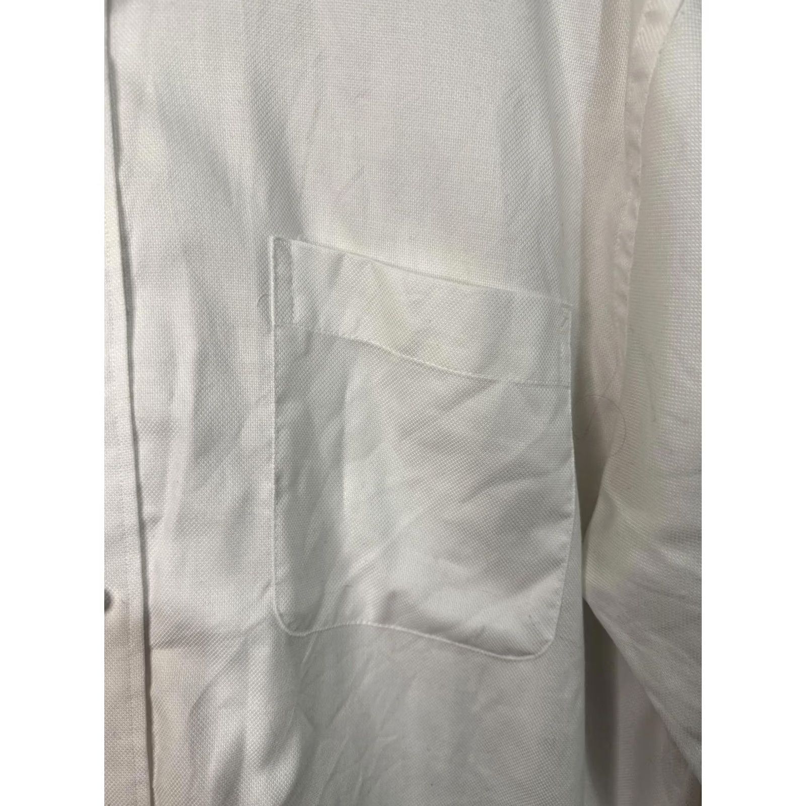 Tommy Hilfiger Tommy Hilfiger Shirt Mens L White Men Dress Regular Fit Stretch Size 42R - 2 Thumbnail