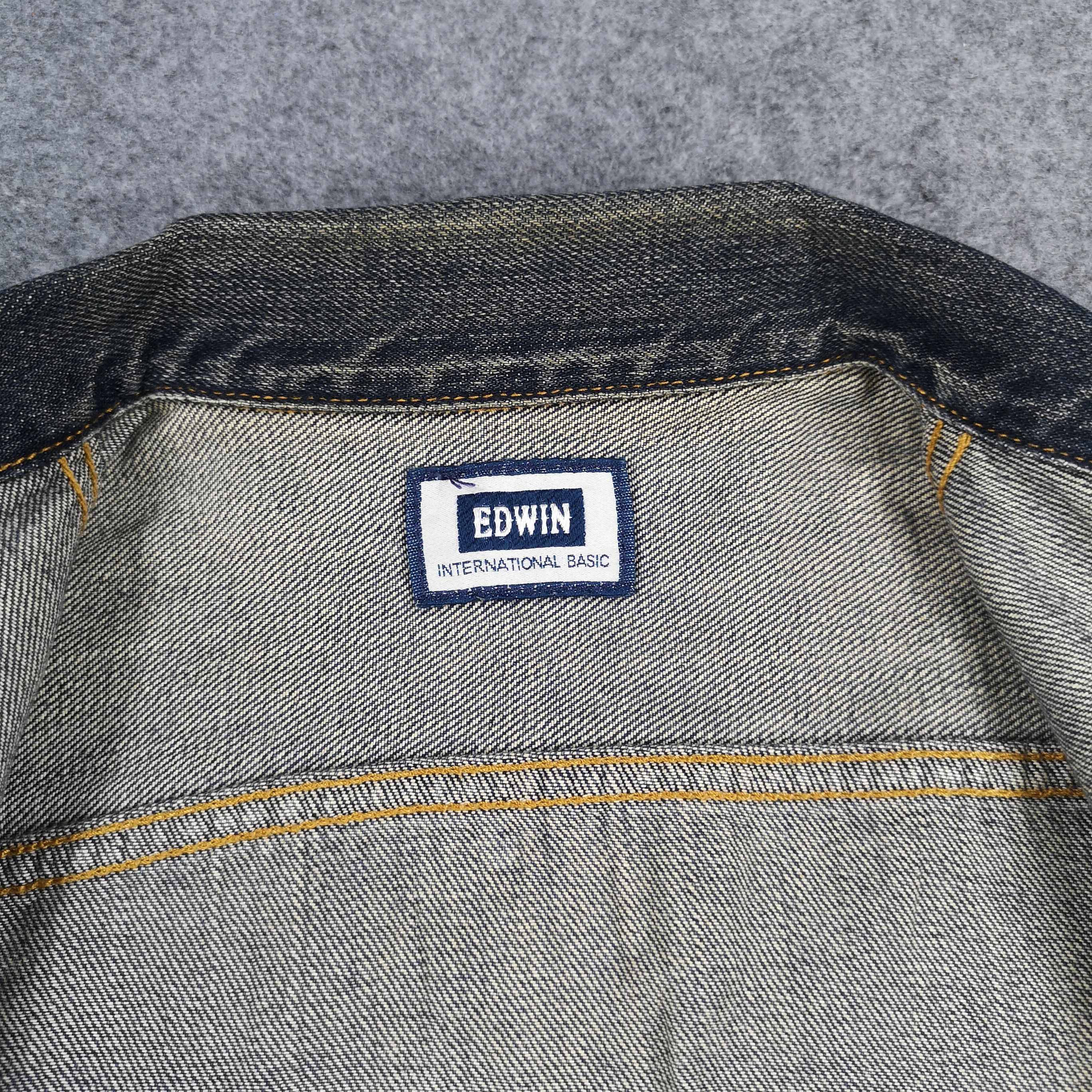 Edwin Vintage Edwin Faded Blue Denim Trucker Jacket Size US XS / EU 42 / 0 - 6 Thumbnail