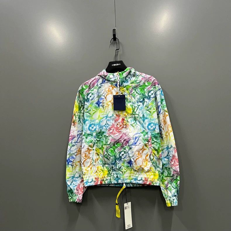 Louis Vuitton Louis Vuitton Tie-dyed, presbyopic, full-print, hooded jack Size US S / EU 44-46 / 1 - 1 Thumbnail