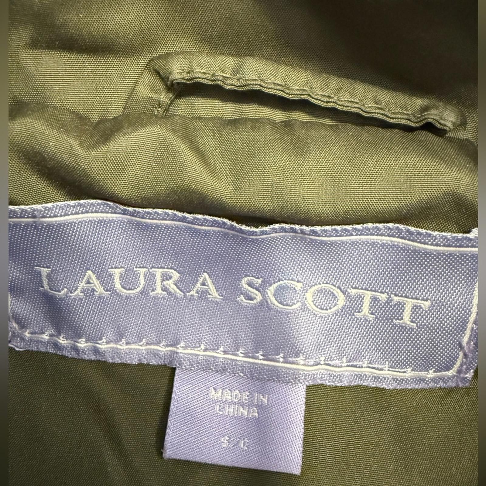 Other Laura Scott army green quilted vest SZ 2-4 Size M / US 6-8 / IT 42-44 - 6 Thumbnail