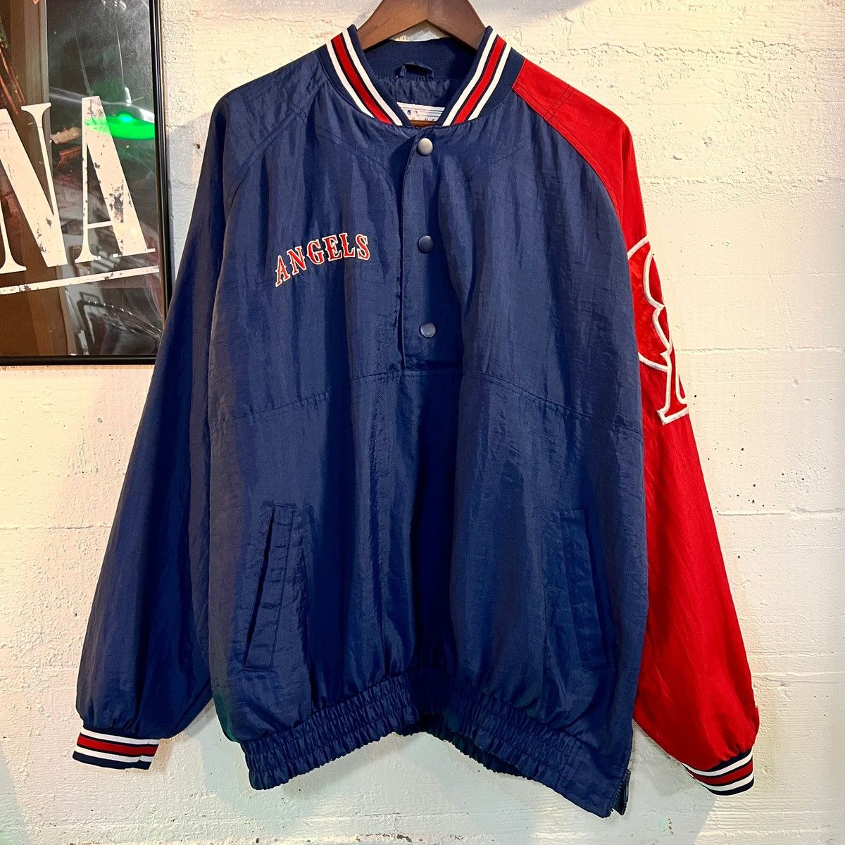 Starter Vintage 90's Anaheim Angels 2-Tone Starter Jacket - Size L Size US L / EU 52-54 / 3 - 1 Thumbnail