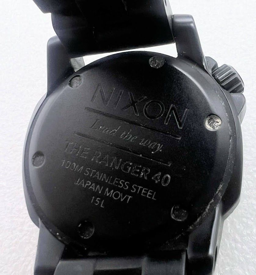 Nixon Nixon Watches The Ranger Quartz Analog 40mm GITD Numbers Y2K Size ONE SIZE - 14 Thumbnail