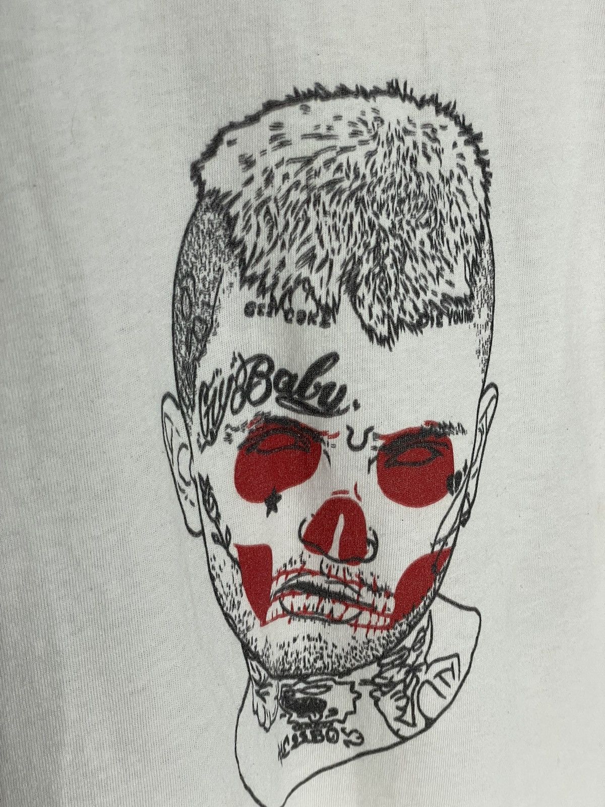Lil Peep × Rap Tees LIL PEEP The Legend Big Logo Face Printed Vintage T-SHIRT Size US L / EU 52-54 / 3 - 8 Thumbnail