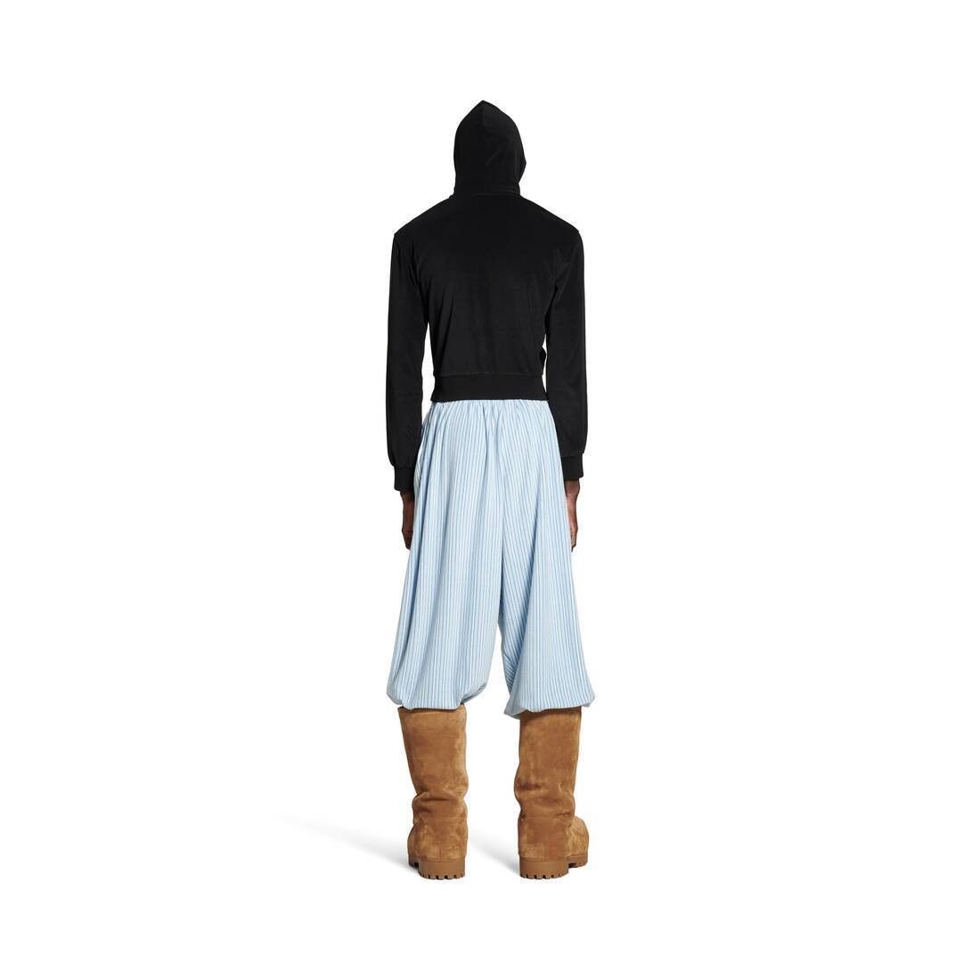 Balenciaga o1tr1nto0426 Large Pyjama Pants in Light Blue/White Size US 36 / EU 52 - 4 Thumbnail
