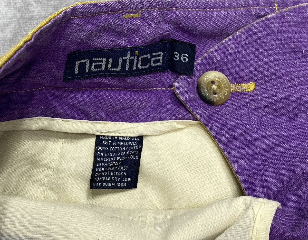 Nautica 90’s Vintage Nautica Gold Basic Shorts Size US 36 / EU 52 - 3 Thumbnail