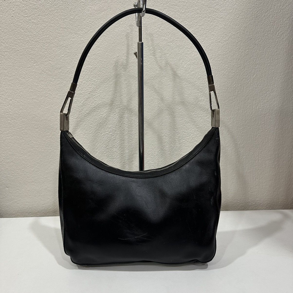 Gucci ‼️YES‼️ VINTAGE GUCCI LEATHER SHOULDER BAG Size ONE SIZE - 2 Thumbnail