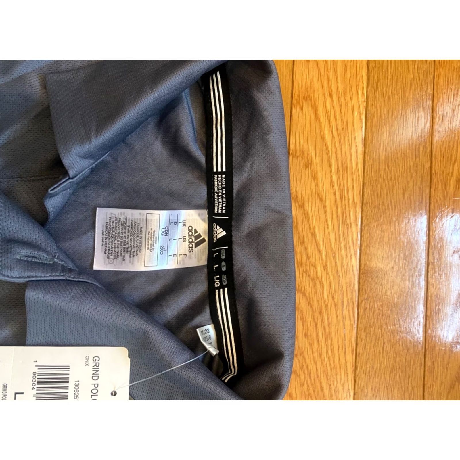 Adidas VINTAGE Adidas Golf Polo Shirt Mens L Dark Grey Size US L / EU 52-54 / 3 - 4 Thumbnail