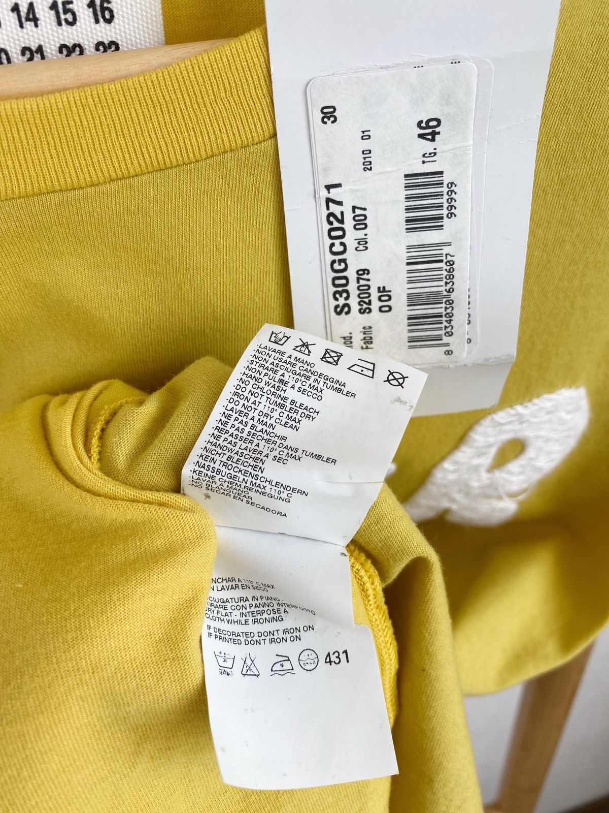 Maison Margiela MAISON MARTIN MARGIELA S/S 2007 Flower T-Shirt NWT Size US S / EU 44-46 / 1 - 11 Thumbnail