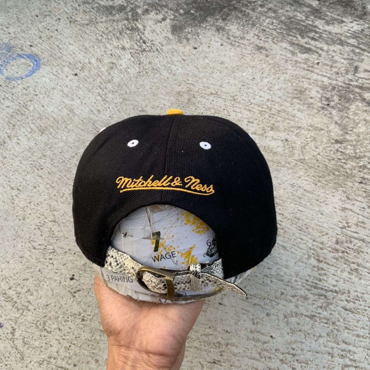 Rsvp Gallery Rsvp x Mitchell & Ness pittsburgh steelers snake brim Size ONE SIZE - 4 Thumbnail