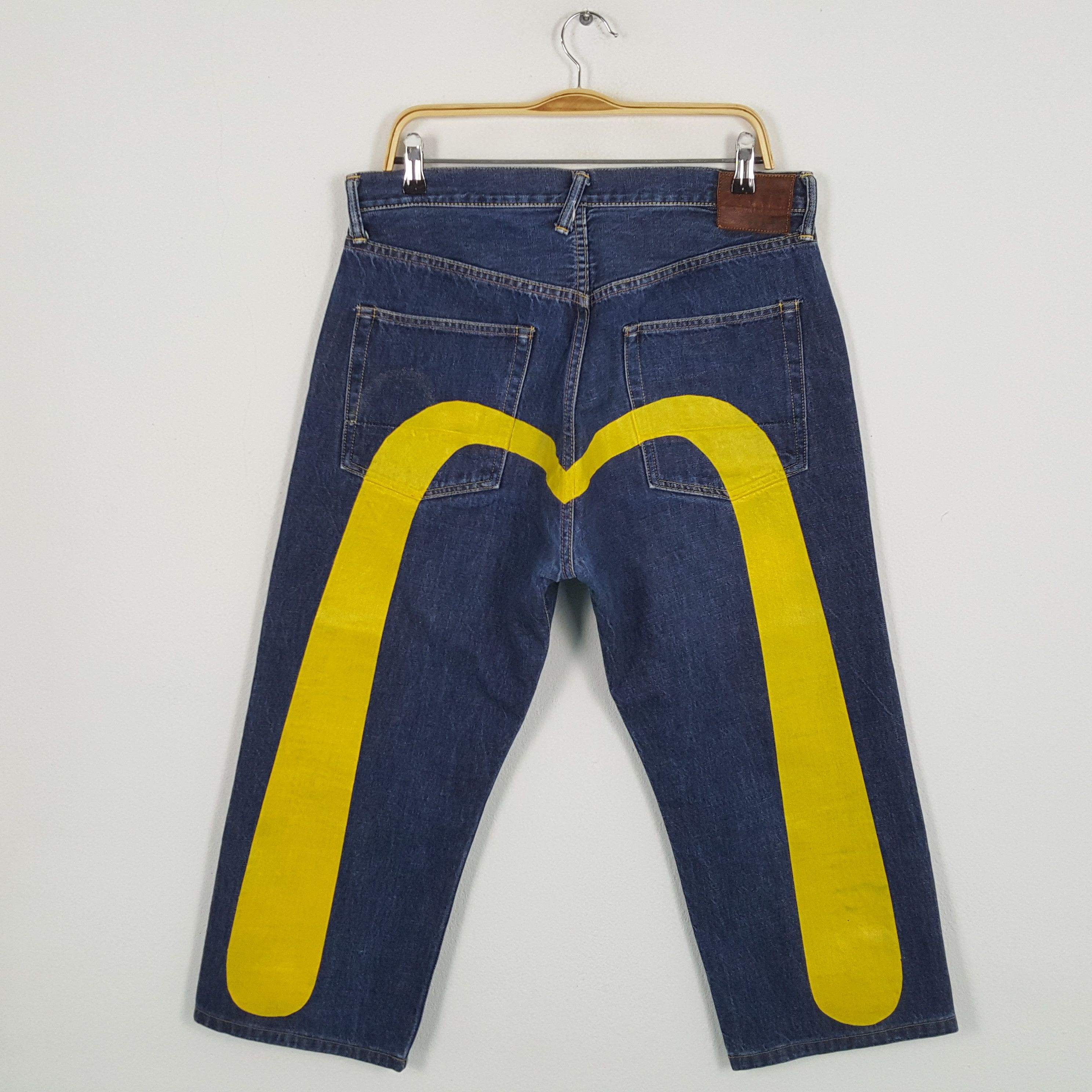 Evisu × Japanese Brand × Vintage Vintage EVISU Japanese Brand Daicock Custom Style Jeans Size US 34 / EU 50 - 1 Thumbnail