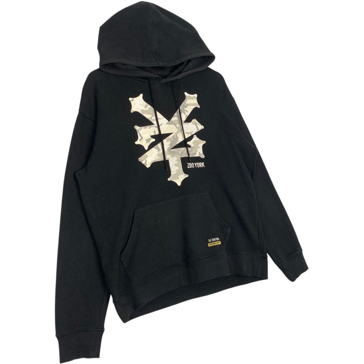 Vintage Vintage Zoo York Full Zip Hoodie Black Pullover Jumper L Size US L / EU 52-54 / 3 - 3 Thumbnail