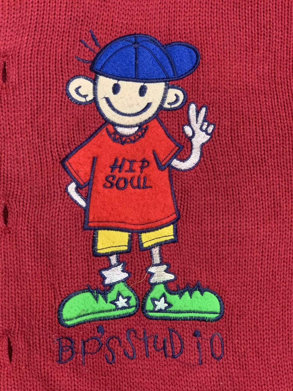 Peanuts Rare Design Vintage Bp’s Studio Knitwear Cardigan Size L / US 10 / IT 46 - 4 Thumbnail
