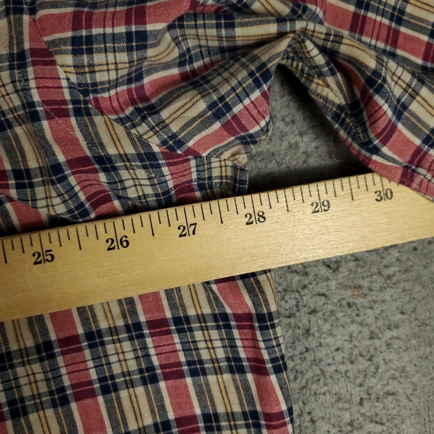 Ralph Lauren Ralph Lauren Shirt Mens XL Plaid Button Up Short Sleeve Blue Red Classic Preppy Casual Button-Down Collar Men’s Polo Shirt Size US XL / EU 56 / 4 - 6 Thumbnail