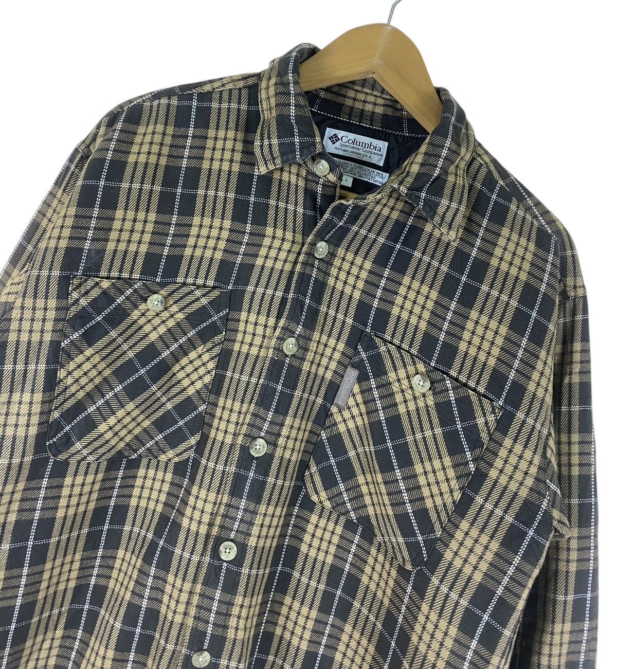 Columbia × Vintage Columbia Checkered Double Pocket Shirt Size US M / EU 48-50 / 2 - 2 Thumbnail