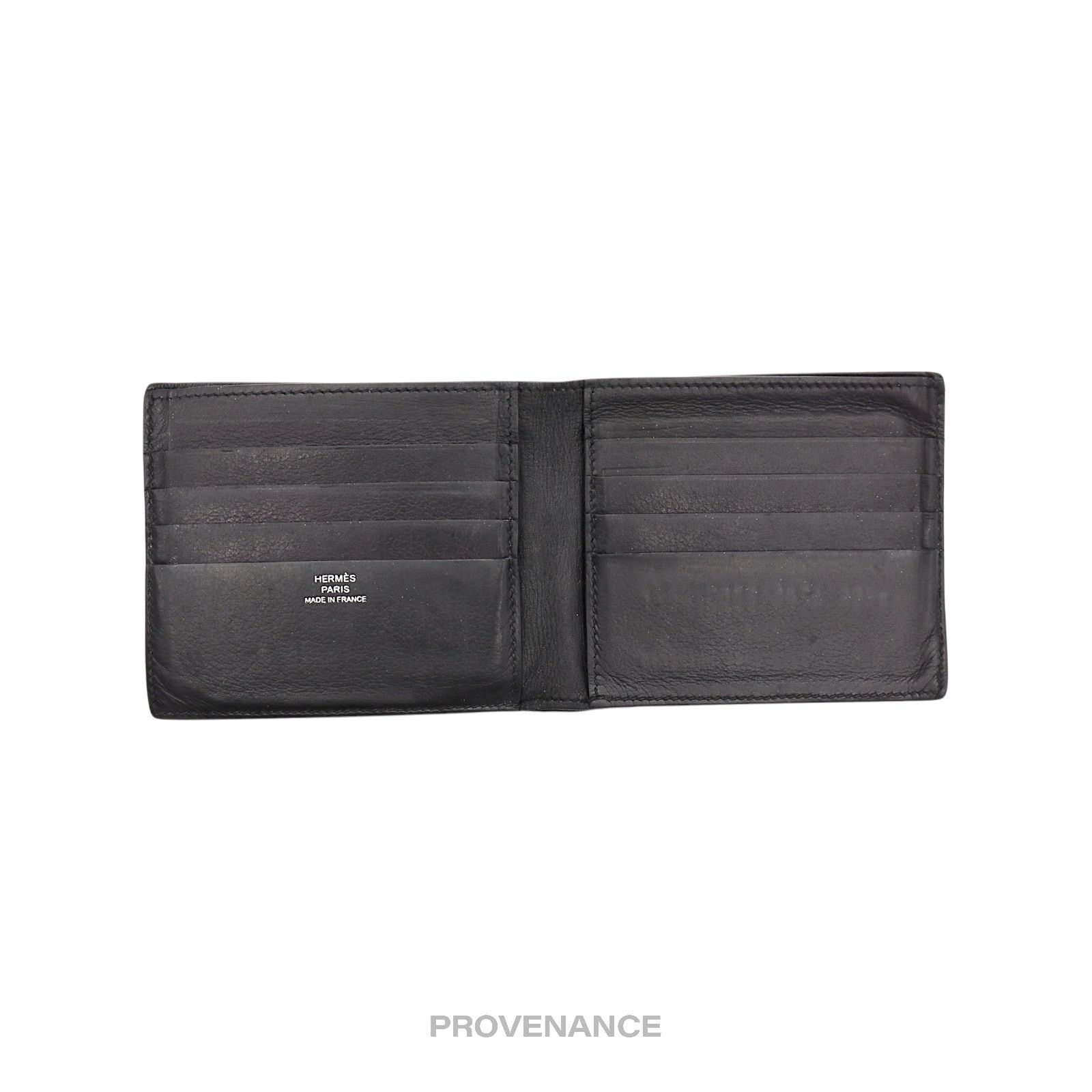 Hermes 🔴 Hermès 8CC Bifold Wallet - Black Perforated H Size ONE SIZE - 6 Thumbnail