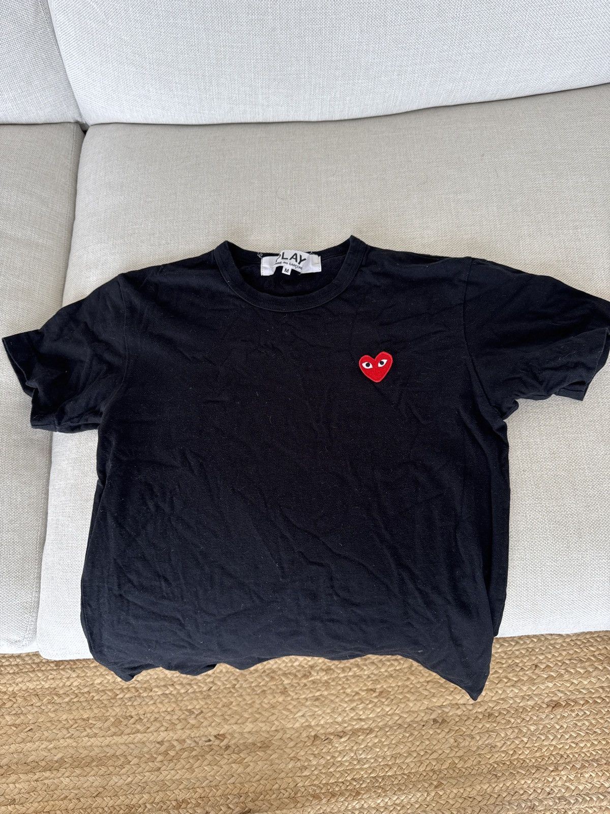 Comme des Garcons Comme Garçons Play black tee Size US M / EU 48-50 / 2 - 1 Preview