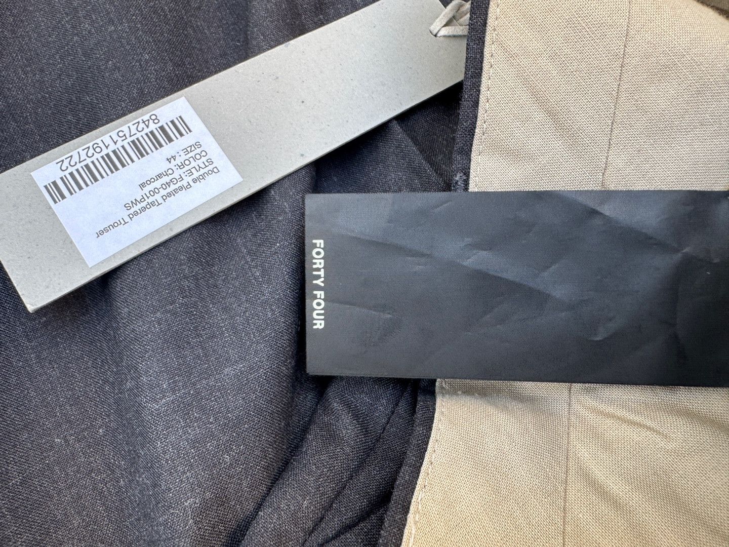 Fear of God Fear of God Seventh Collection Double Pleated Trousers