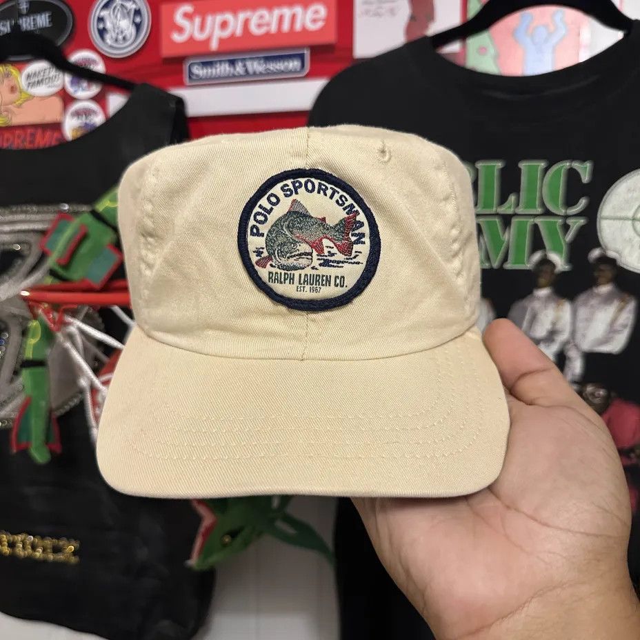 Polo Ralph Lauren Vintage Polo Ralph Lauren Polo Sportsman Trout Fishing Hat Size ONE SIZE - 2 Thumbnail