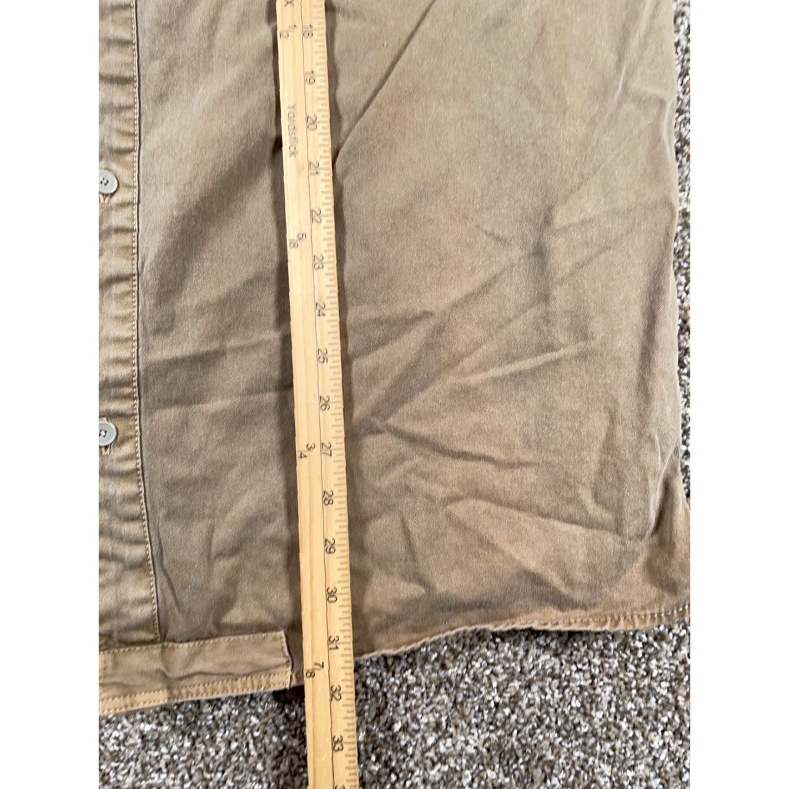 Levi's Levi's Shirt Men Large Brown Twill Heavyweight Oversized Button-Up Workwear Casual Long Sleeve Grunge Retro Mens Size US L / EU 52-54 / 3 - 7 Thumbnail