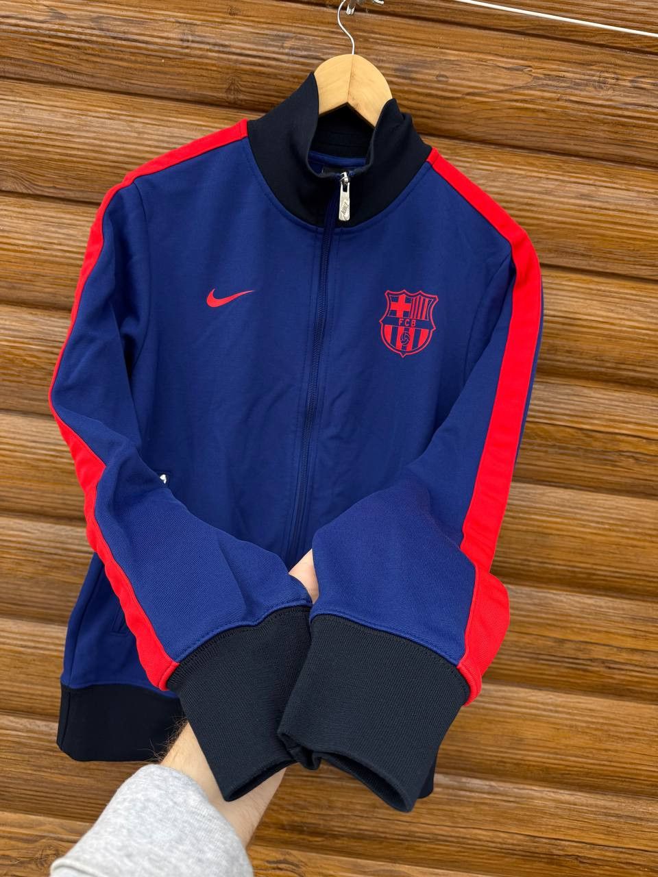 Nike Vintage Nike FC Barcelona Football Jacket Soccer Track Top Size US M / EU 48-50 / 2 - 4 Thumbnail