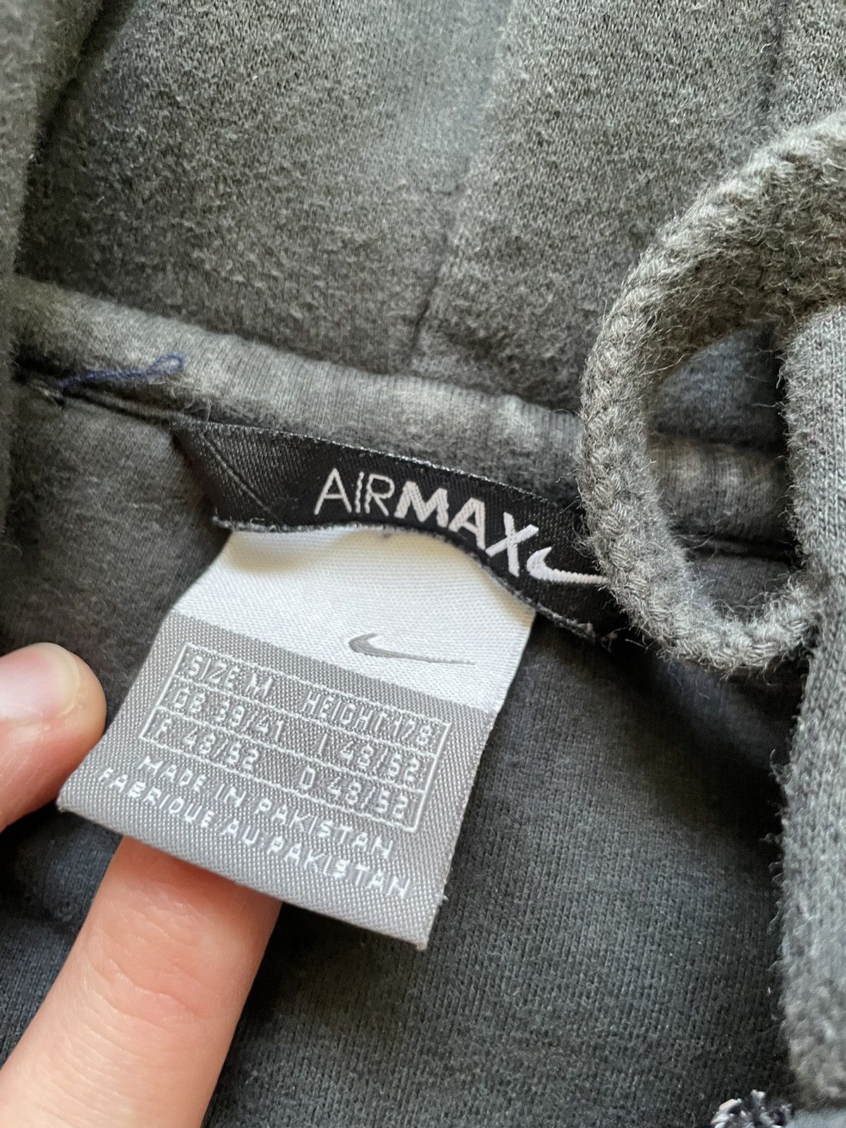 Nike × Vintage Vintage nike zip hoodie 90s 00 swag drip y2k basic mini logo Size US M / EU 48-50 / 2 - 3 Thumbnail