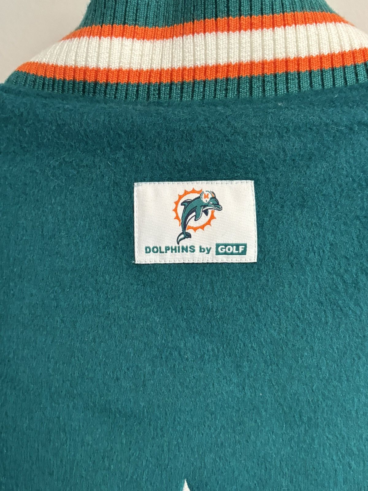 Golf Wang × NFL Dolphins Letterman Jacket by Golf Wang x NFL Size US XXL / EU 58 / 5 - 6 Thumbnail