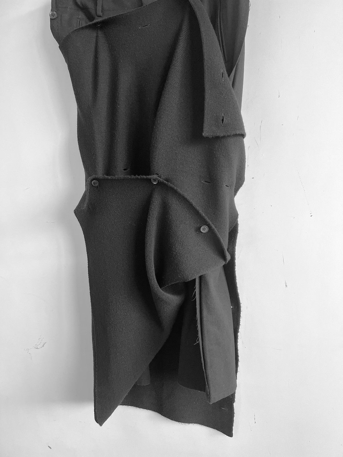 Yohji Yamamoto Yohji Yamamoto Pour Homme - Wool Layered Wrap Pants Size US 30 / EU 46 - 6 Thumbnail