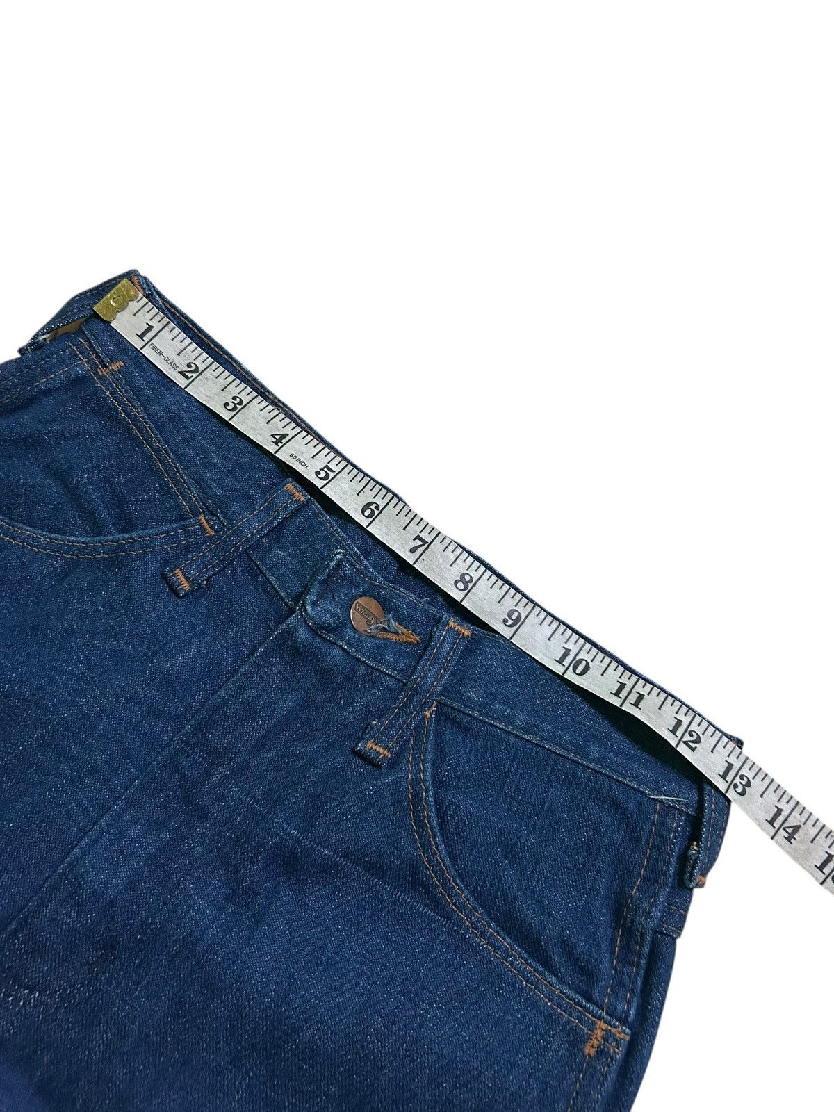 Japanese Brand × Kapital × Vintage Flare Wrangler Vintage Made Usa Denim Jeans Size US 26 / EU 42 - 10 Thumbnail
