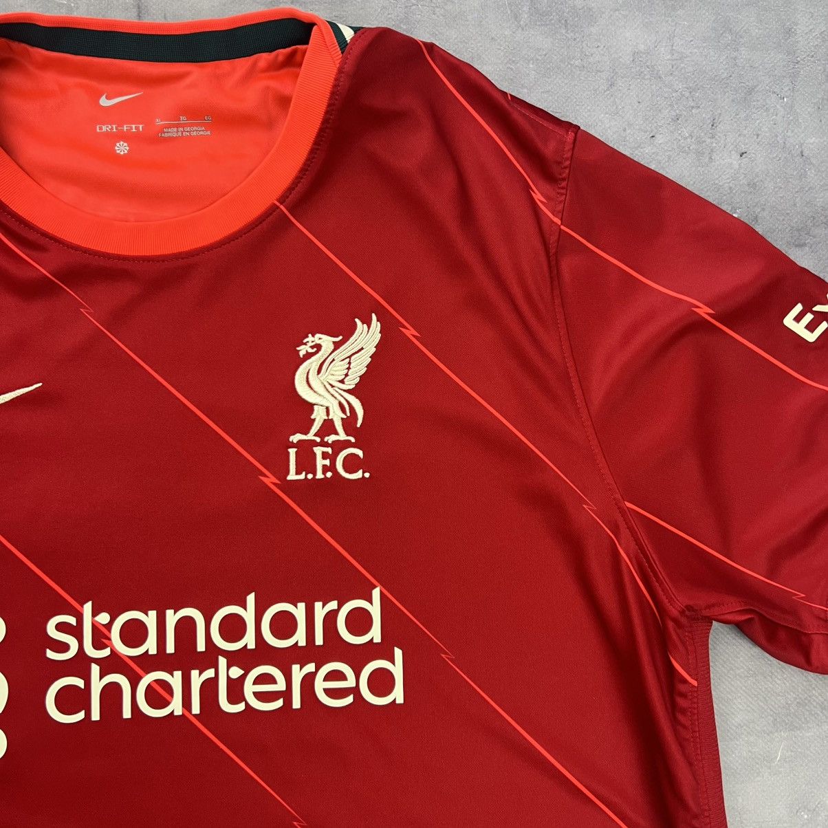 Nike Rare! Salah 11 Nike Liverpool Soccer Jersey Shirt Size US XL / EU 56 / 4 - 5 Thumbnail