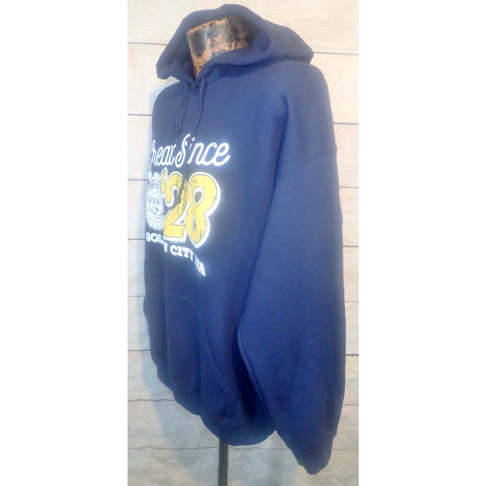 Gildan Gildan Navy Blue Hooded Sweatshirt Mens L Future Farmers Of America FFA Agriculture Heavy Blend Pullover Hoodie Navy Size US L / EU 52-54 / 3 - 2 Thumbnail