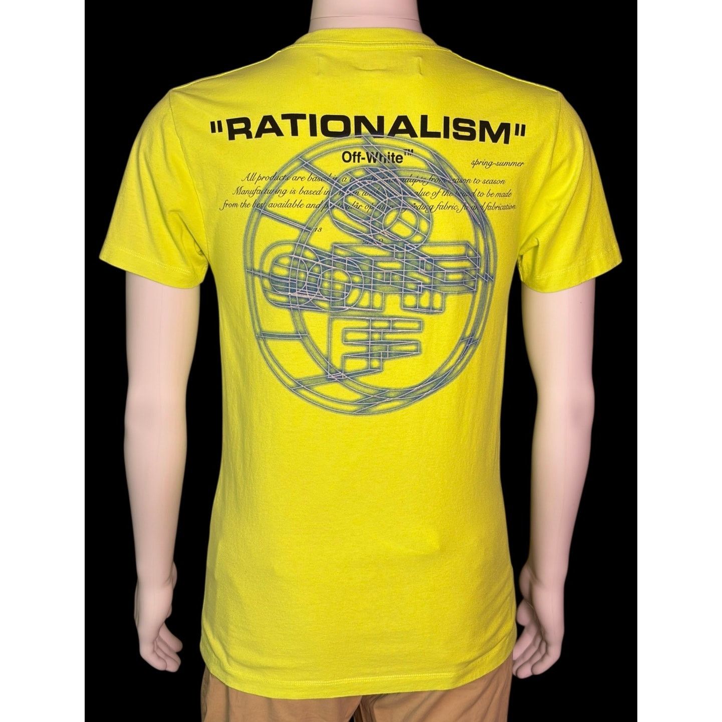 Off-White SS20 Off-White Virgil Abloh 3D Crossed Off Rationalism Shirt Size US XS / EU 42 / 0 - 3 Thumbnail