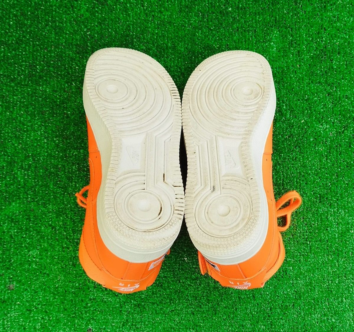 Nike Nike Air Force 1 High Just Do It Pack Orange Unisex #7us Size US 7 / IT 37 - 10 Thumbnail