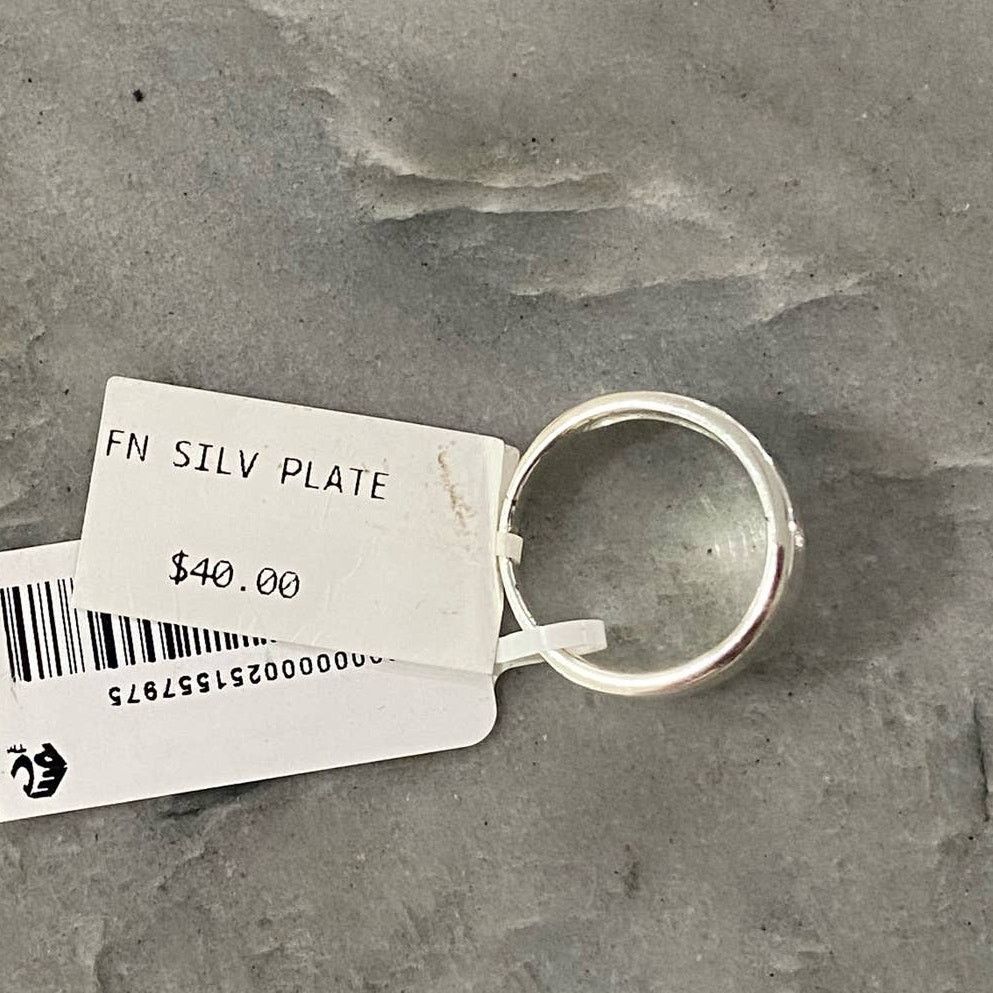 Other AND NOW THIS Polished Statement Ring in Silver Plate Size ONE SIZE - 4 Thumbnail