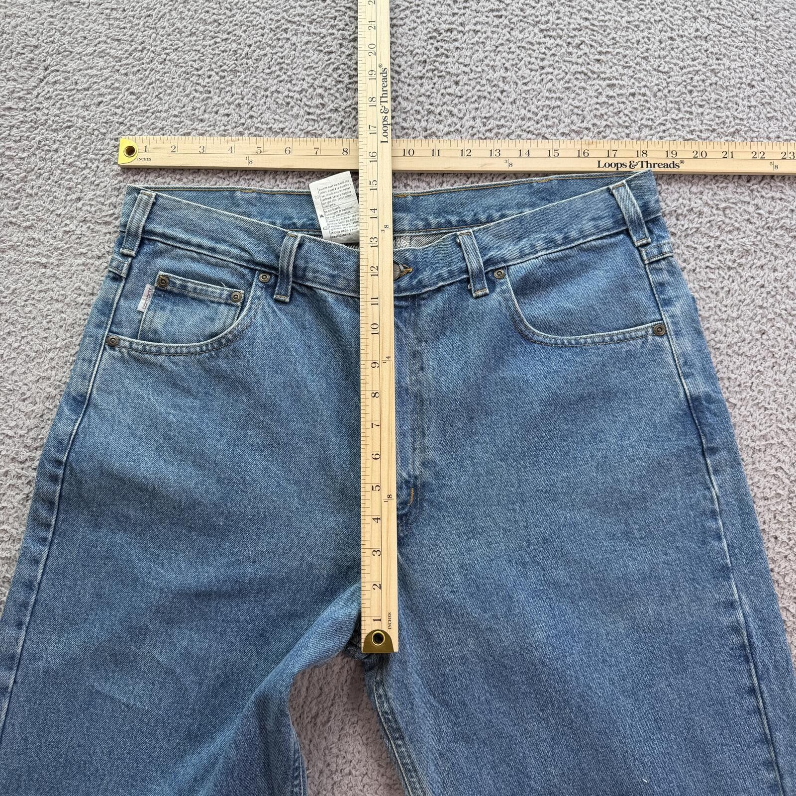 Carhartt Carhartt B17 STW Relaxed Fit Jeans Light Wash Denim 38x32 Size US 38 / EU 54 - 4 Thumbnail