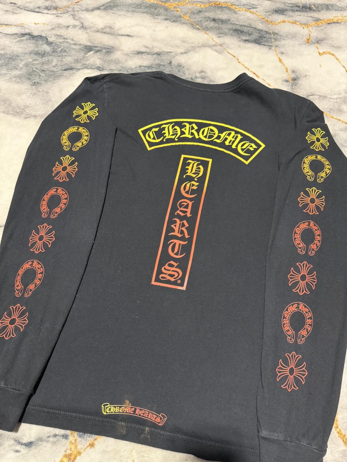 Chrome Hearts Chrome Hearts Gradient T Bar Logo L/S - Sz M Size US M / EU 48-50 / 2 - 2 Thumbnail