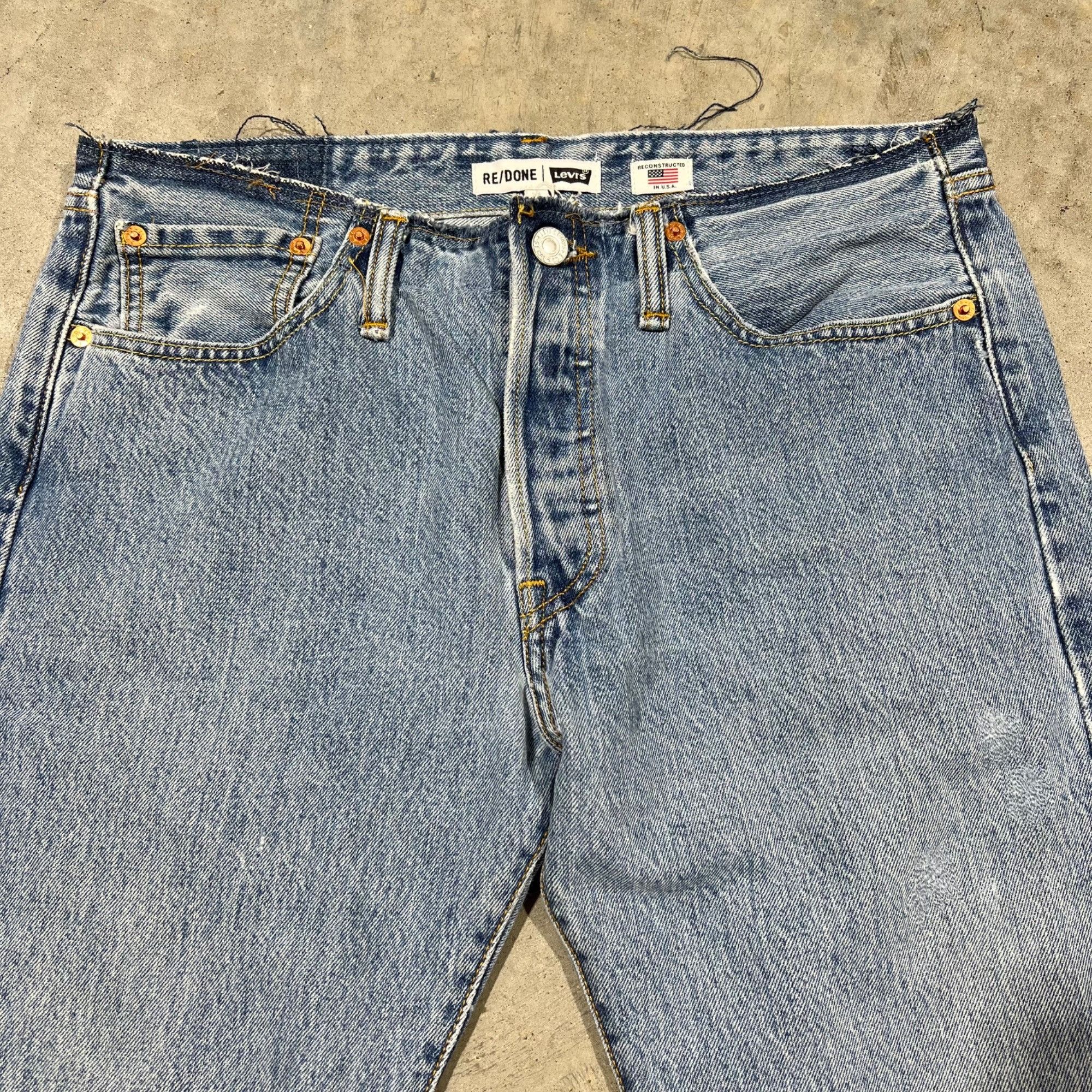 Levi's × RE/DONE $395 NEW RE/DONE x LEVI'S High Rise Stove Pipe Jeans Sz 26 Size 26" / US 2 / IT 38 - 5 Thumbnail