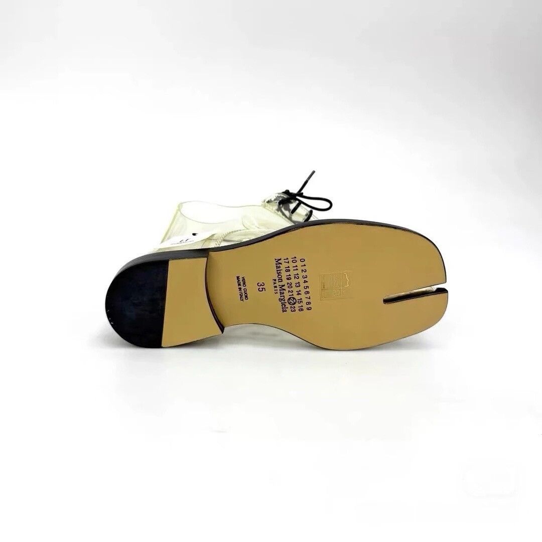 Maison Margiela Maison Margiela Tabi split-toe PVC derby shoes Size US 5 / IT 35 - 5 Thumbnail