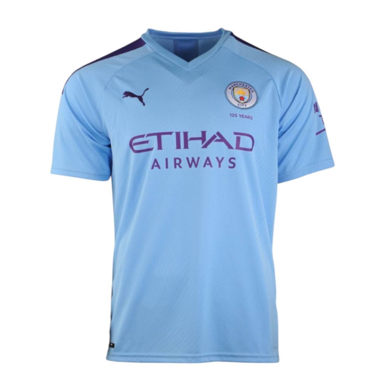 Puma 2019/20 MANCHESTER CITY HOME SOCCER JERSEY FOOTBALL SHIRT XL Size US XL / EU 56 / 4 - 1 Thumbnail