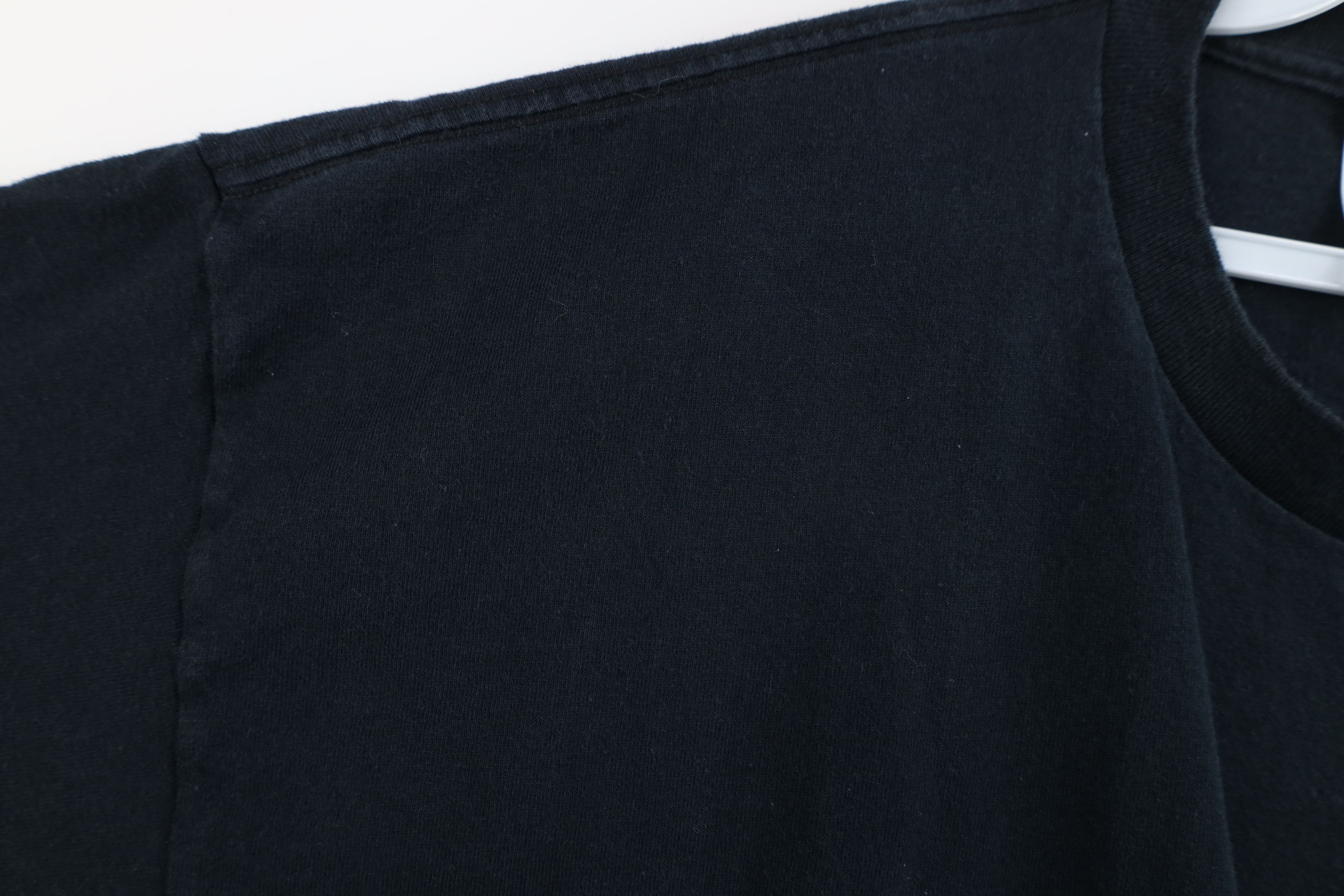 Vintage Vintage 90s Y2K Streetwear Blank Heavy Cotton T-Shirt Black Size US XXL / EU 58 / 5 - 7 Thumbnail