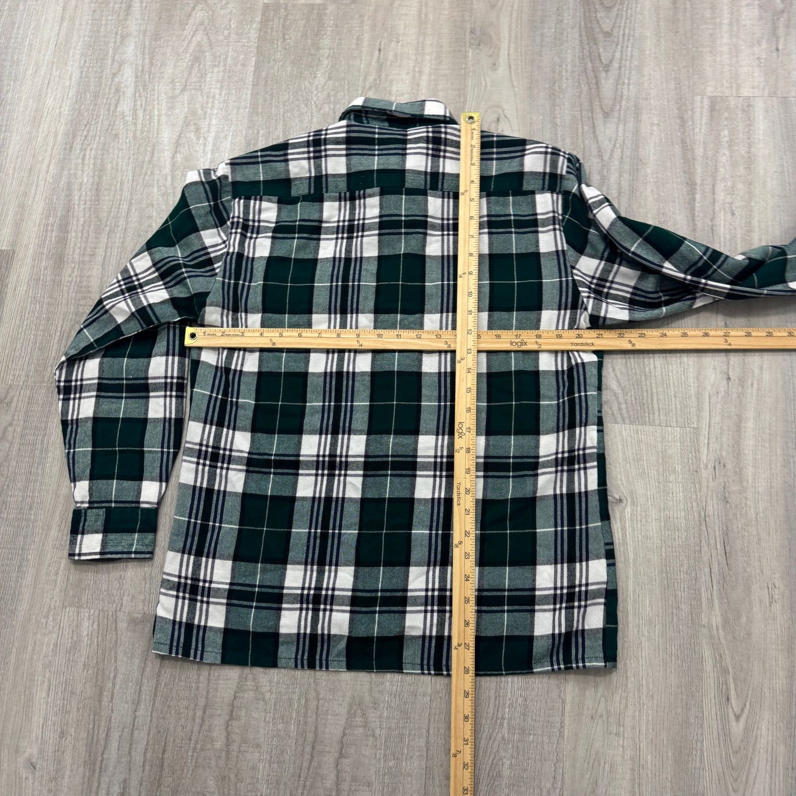 Vintage Vintage Backpack Sportswear Flannel Shirt Men's Medium Green Size US M / EU 48-50 / 2 - 7 Thumbnail