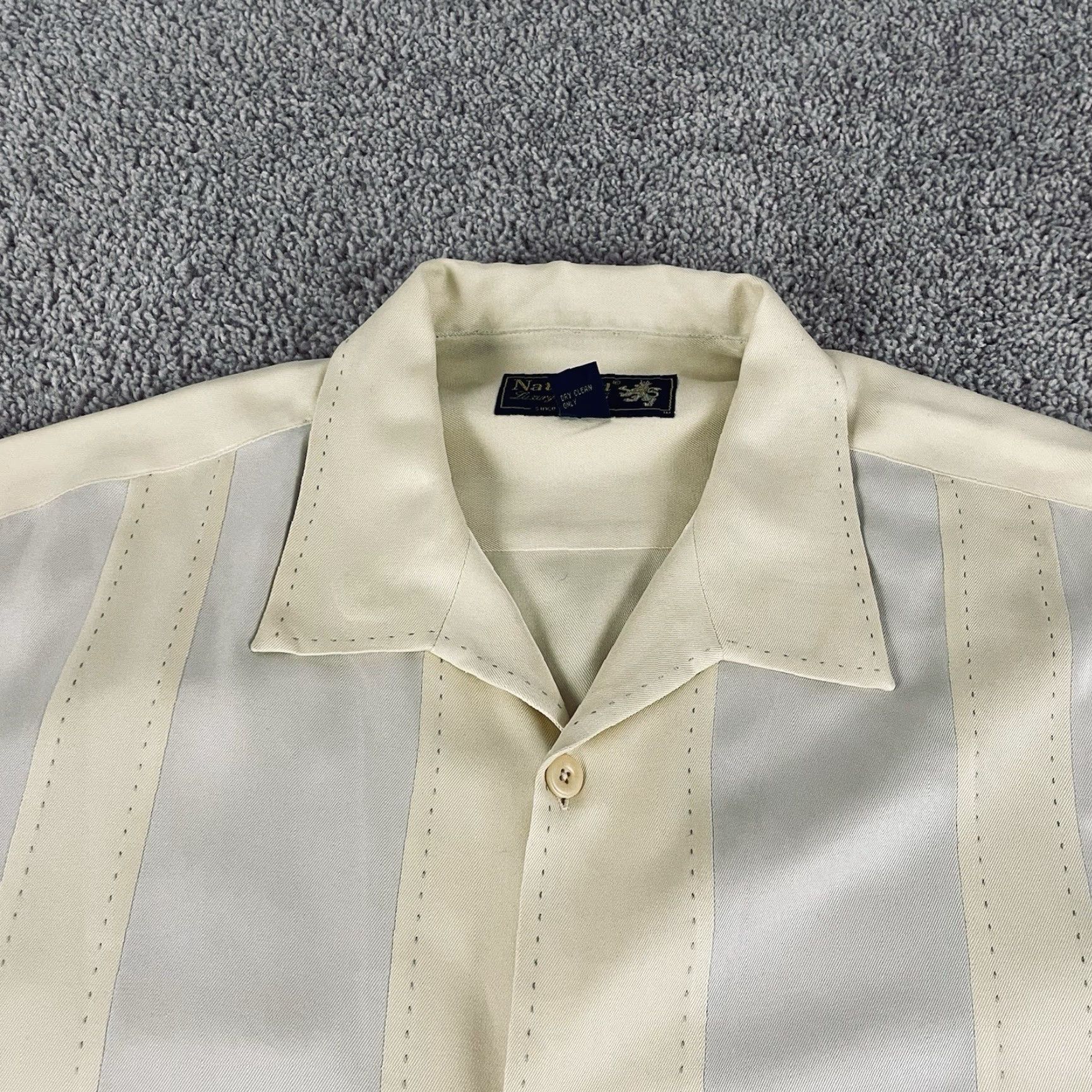 Nat Nast VINTAGE Nat Nast Silk Shirt Men’s Large Bowling Button Up 90s D38 Mens Size US L / EU 52-54 / 3 - 2 Thumbnail