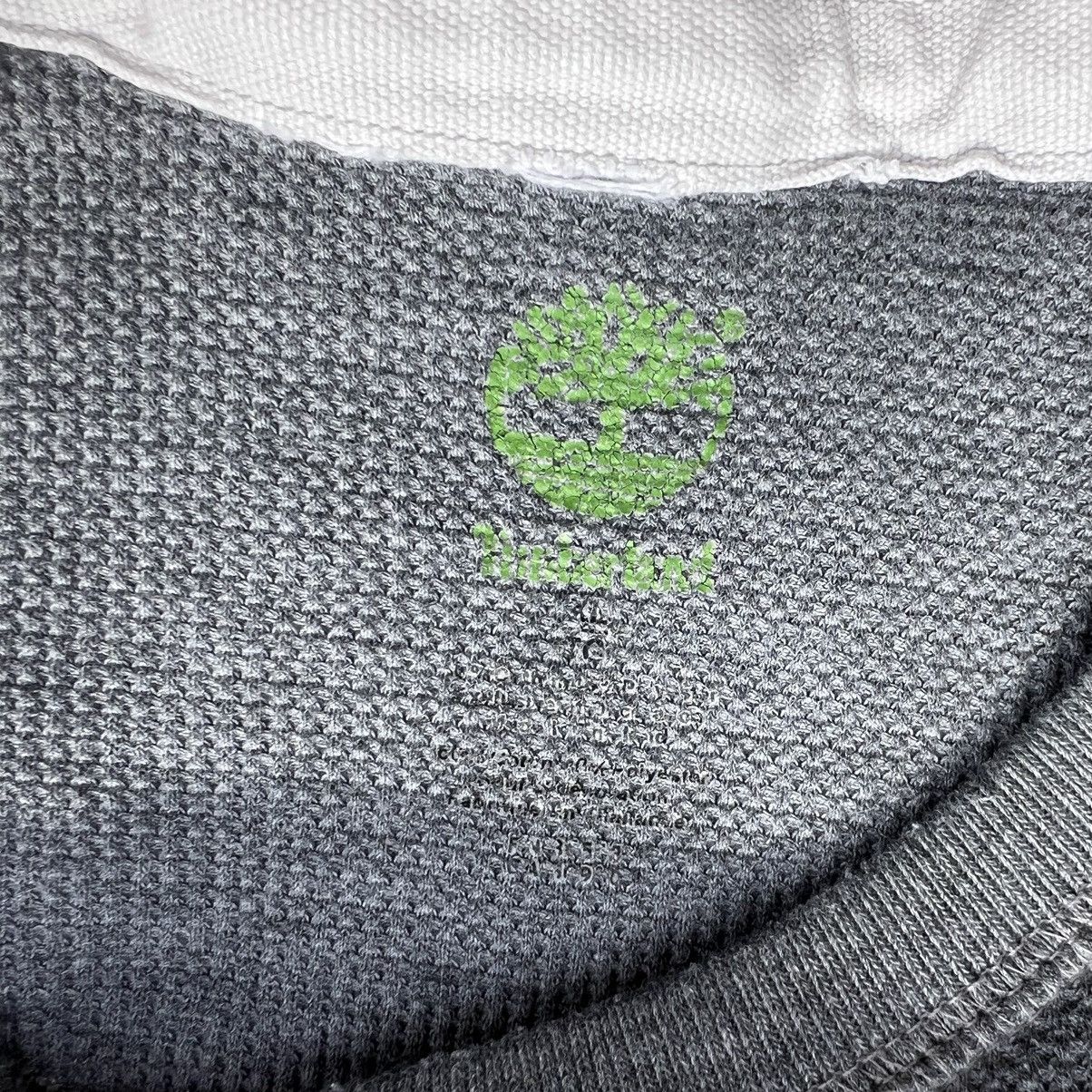 Timberland Y2K Garment Dyed Grey Waffle Knit Thermal Size US XL / EU 56 / 4 - 3 Thumbnail